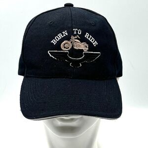 Born To RIDE Cap  - Velcro Strapback